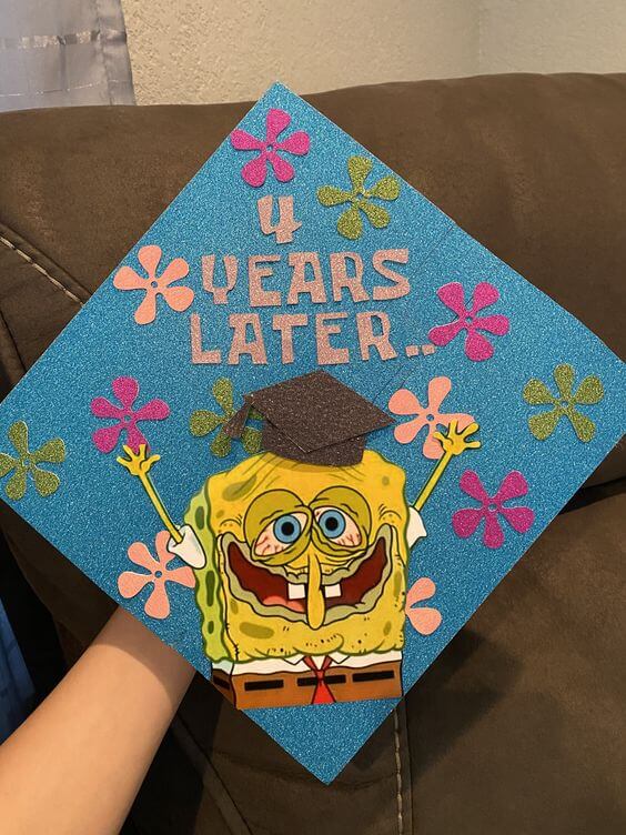 24 Brilliant Spongebob Graduation Caps for 2024 - Online Student Life