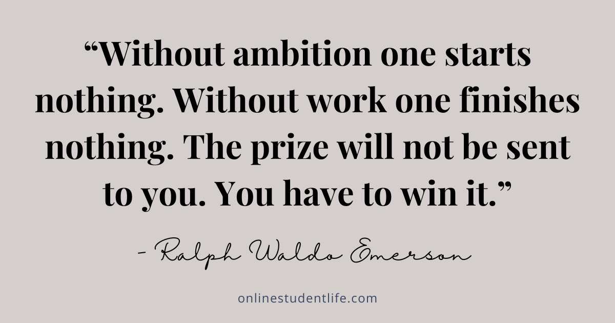 50 Study Motivation Quotes for Student Success - Online Student Life
