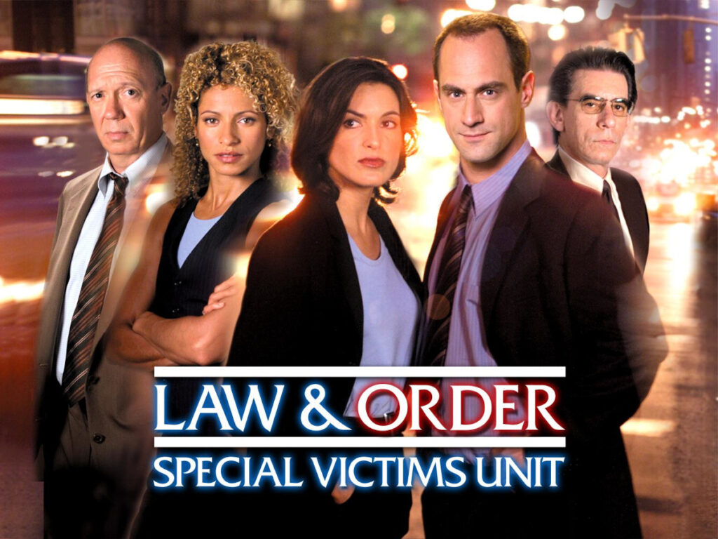 TV cover for Law and Order Special Victims Unit with a photo of a cast