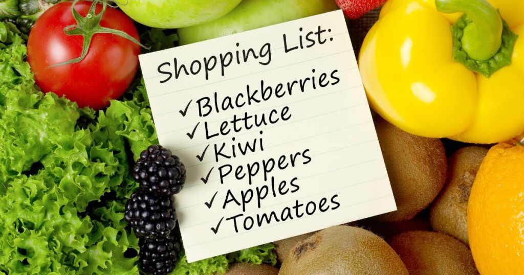 Grocery list